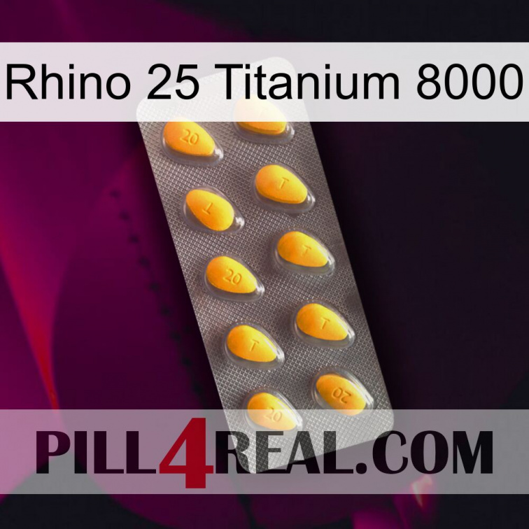 Rhino 25 Titanium 8000 cialis1